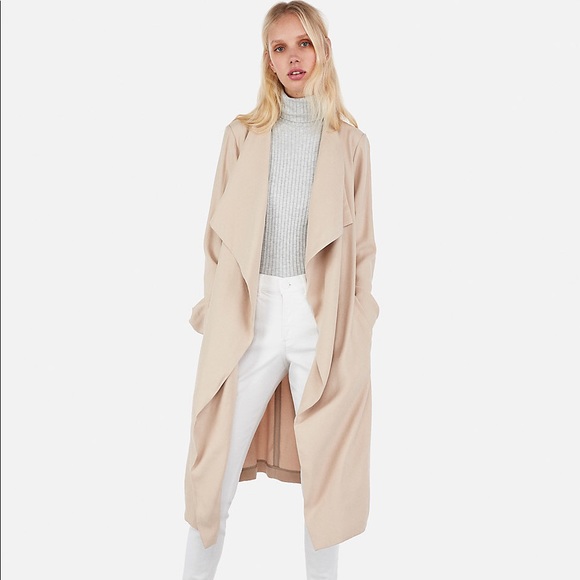 express soft trench coat